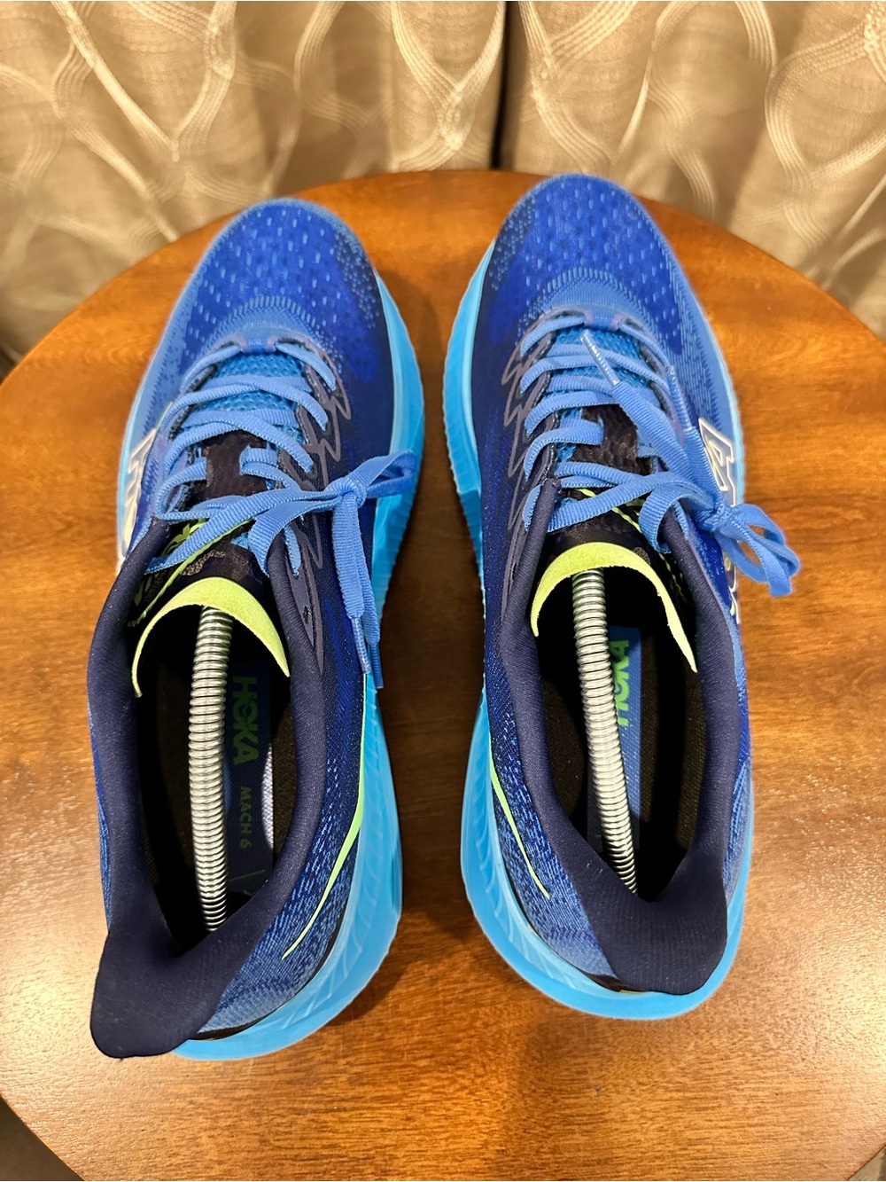 HOKA Men’s Mach 6 "Virtual Blue" Sneakers 1147790 VWT, Size 12 - Picture 7 of 12